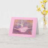 Sugar Plum Fairy Greeting Card Kaart (Gele Bloem)