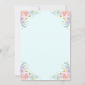 Sugar Plum Fairy Invitation Nutkraker Invitation Kaart (Achterkant)