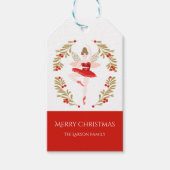 Sugar Plum Fairy Kerstcadeau Label Cadeaulabel (Voorkant)