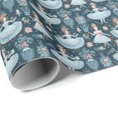 Sugar Plum Fairy, klassieke Notenkraker Wonderland Cadeaupapier (Rol Hoek)