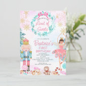 Sugar Plum Fairy Land of Sweets Verjaardag Kaart (Staand voorkant)