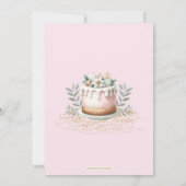 Sugar Plum Fairy Notenkraker Meisje Verjaardagsfee Kaart (Achterkant)