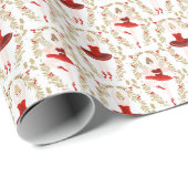 Sugar Plum Fairy Nutkraker Kerstmis Cadeaupapier (Rol Hoek)