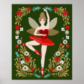 Sugar Plum Fairy - Nutkraker Kerstmis Poster (Voorkant)