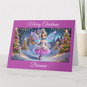 Sugar Plum Fairy Princess (blond haar) Kaart