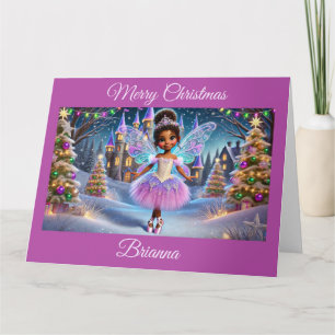 Sugar Plum Fairy Princess (bruin haar) Kaart