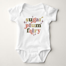 Sugar Plum Fairy Tekst Kunst Romper