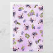 Sugar Plum Fairy Waterverf Soap Wrap Papier Blad (Voorkant / Achterkant)