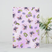Sugar Plum Fairy Waterverf Soap Wrap Papier Blad (Staand voorkant)
