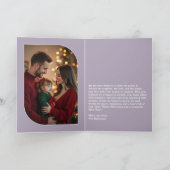 Sugar Plum Fun Retro Christmas Photos Feestdagen Kaart (Binnen)