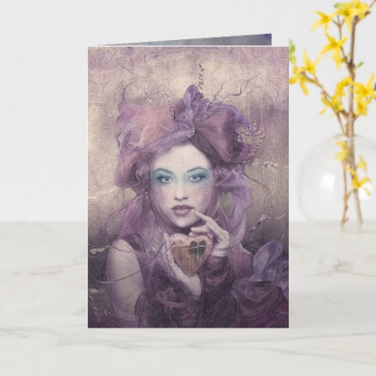 Sugar Plum-Kaart Kaart (Gele Bloem)