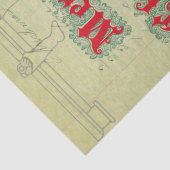 Sugar Plum-kerstontkoppeling Tissuepapier (Detail)