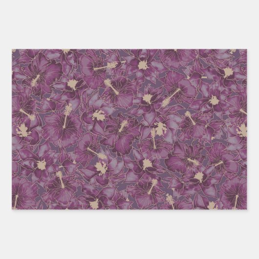 Sugar Plum - Mele Set, HI-stijl Kerstmis Inpakpapier Vel (Voorkant 2)