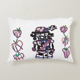 Sugar plum nutcracker accent kussen