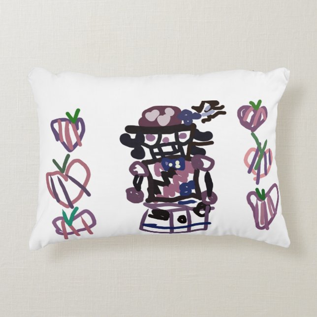 Sugar plum nutcracker accent kussen (Voorkant)