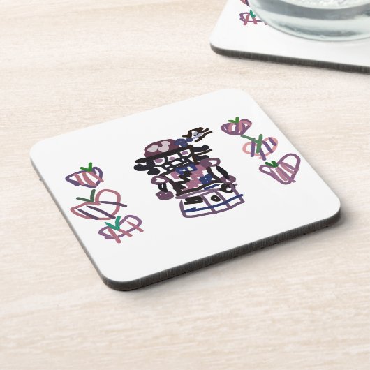 Sugar plum nutcracker bier onderzetter (Linkerzijde)