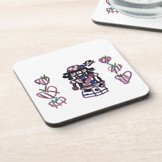 Sugar plum nutcracker bier onderzetter (Linkerzijde)