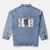 Sugar plum nutcracker denim jacket (Achterkant)