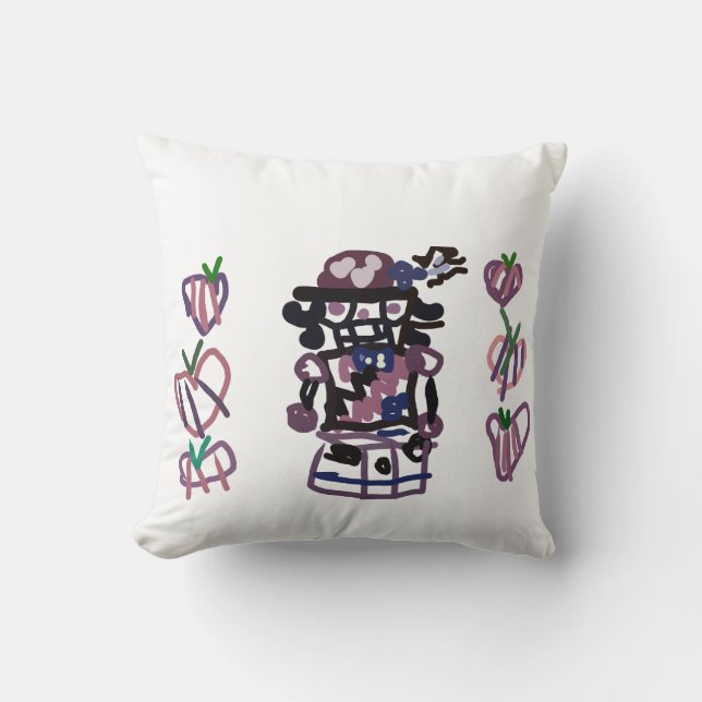 Sugar plum nutcracker kussen (Voorkant)