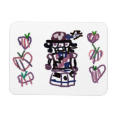 Sugar plum nutcracker magneet (Horizontaal)