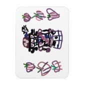 Sugar plum nutcracker magneet (Verticaal)