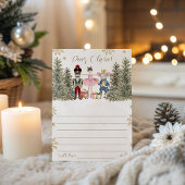 Sugar Plum Nutcracker Message Card Kaart
