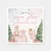 Sugar Plum Nutcracker Party Napkin Servet (Voorkant)