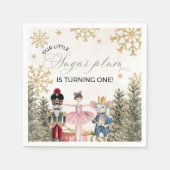 Sugar Plum Nutcracker Party Napkin Servet (Voorkant)