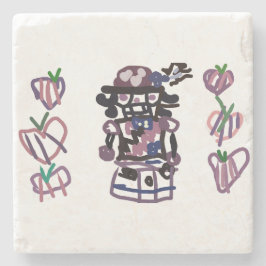 Sugar plum nutcracker stenen onderzetter