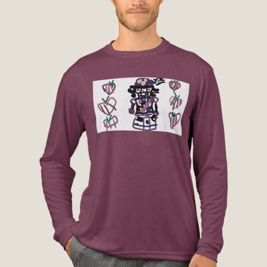 Sugar plum nutcracker Tri-Blend shirt (Voorkant volledig)