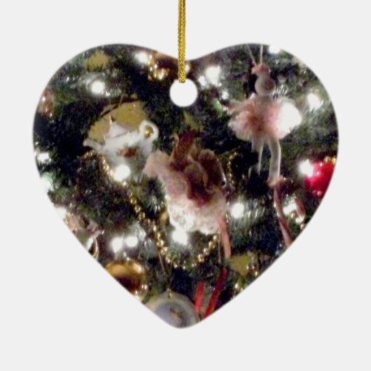 'Sugar Plum'-Ornament Keramisch Ornament (Achterkant)