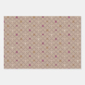 Sugar Plum - Plum & Bows Set, HI-stijl Kerstmis Inpakpapier Vel (Voorkant 2)