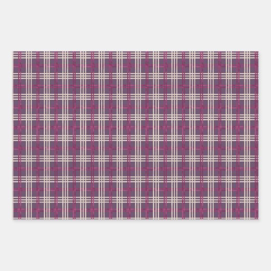 Sugar Plum - Plum & Bows Set, HI-stijl Kerstmis Inpakpapier Vel (Voorkant)