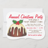 Sugar Plum Pudding kerstfeestdag Kaart (Voorkant)