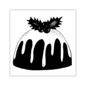 Sugar Plum Pudding kerstfeestdag Stamp Rubberstempel (Afrduk)