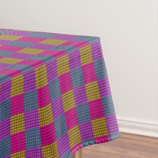 Sugar Plum Tartan Print, Tafelkleed (Voorbeeld)