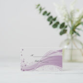 Sugar Plum Tree Sneeuwvlokken Trouwplaats Kaarten Plaatskaartje (Staand voorkant)