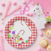 Sugar Plums Holiday Papieren Bordje (Feest)