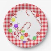 Sugar Plums Holiday Papieren Bordje (Voorkant)