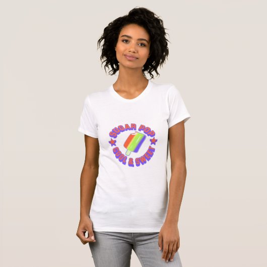 Sugar Pop Dames T-shirt (Voorkant volledig)