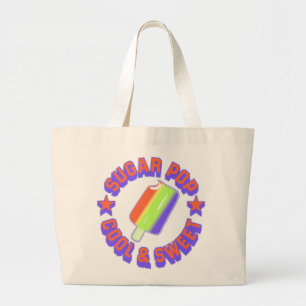 Sugar Pop strandtas Grote Tote Bag