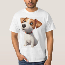 "Sugar Pup Bliss: Schattig Dog Sticker T-shirt" T-shirt