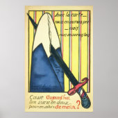 Sugar Rationing ~  Franse Wereldoorlog 1. Poster (Voorkant)