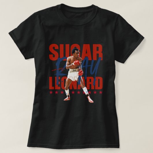 Sugar Ray Leonard T-shirt (Design voorkant)
