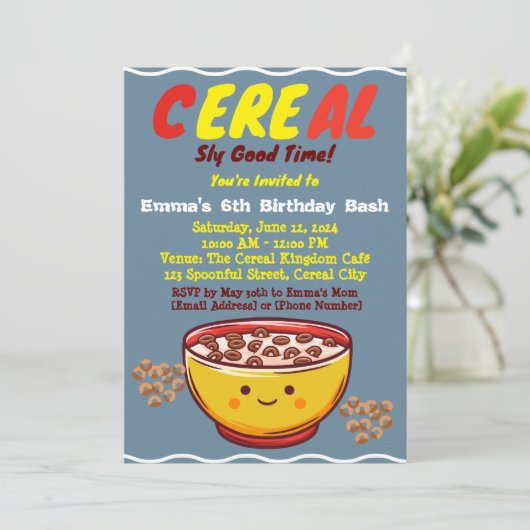 Sugar Rush en Sweet Surprises: Een graanfeest Kaart (Staand voorkant)