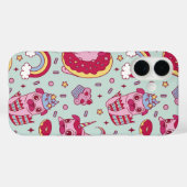 Sugar Rush Pug Party grillige traktaties Case-Mate iPhone Case (Achterkant (horizontaal))