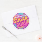 Sugar Rush Round Sticker (Envelop)