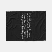 Sugar Rush Word Snoep Funny Amaya Quote Island Lov Fleece Deken (Voorkant (Horizontaal))