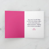 Sugar schedel Mexicaanse bloemen gelukkig Cinco de Feestdagen Kaart (Binnen)