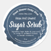 Sugar Scrub Label Handmade Business (Voorkant)